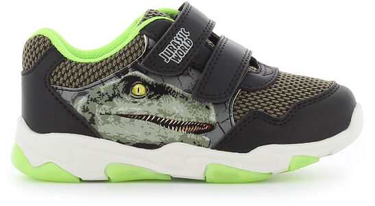 Jurassic World Blinkende Sneakers, Black/Light Green