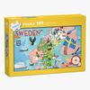 Kärnan Puslespil Sverige 100 Brikker