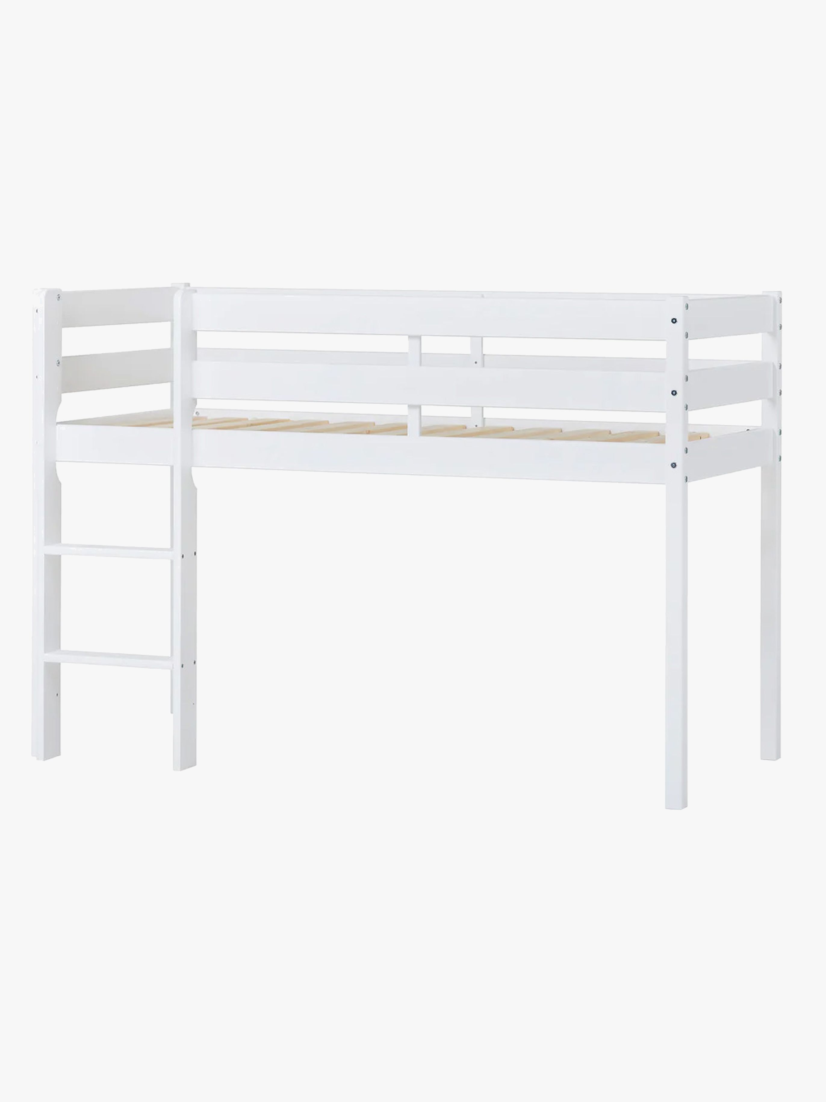 Hoppekids ECO Comfort Halvhøj Højseng 70x160, Hvid, Juniorseng