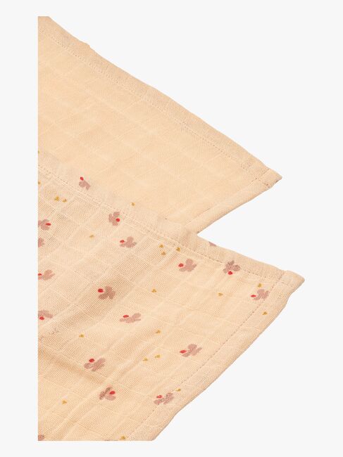 LIEWOOD Lewis Musselin Tæppe 2-pak, Butterfly/Apple blossom mix