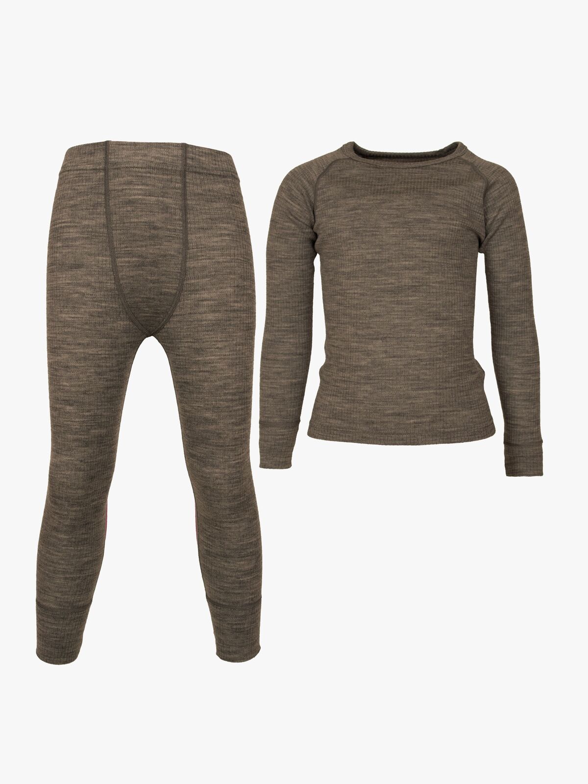 Lindberg Rib Merino Skiundertøj Merinould, Potato