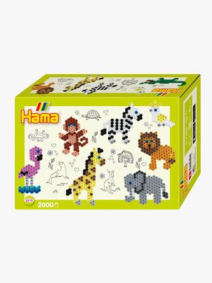 Hama Midi Perler Gaveæske Zoo Dyr 2.000 Stk.