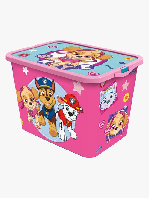 Paw Patrol Opbevaringskasser Sæt 23l & 7l, Pink