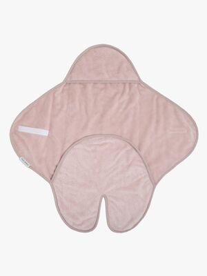 Baby's Only Hooded Baby Tæppe med Fødder Cozy, Old Pink