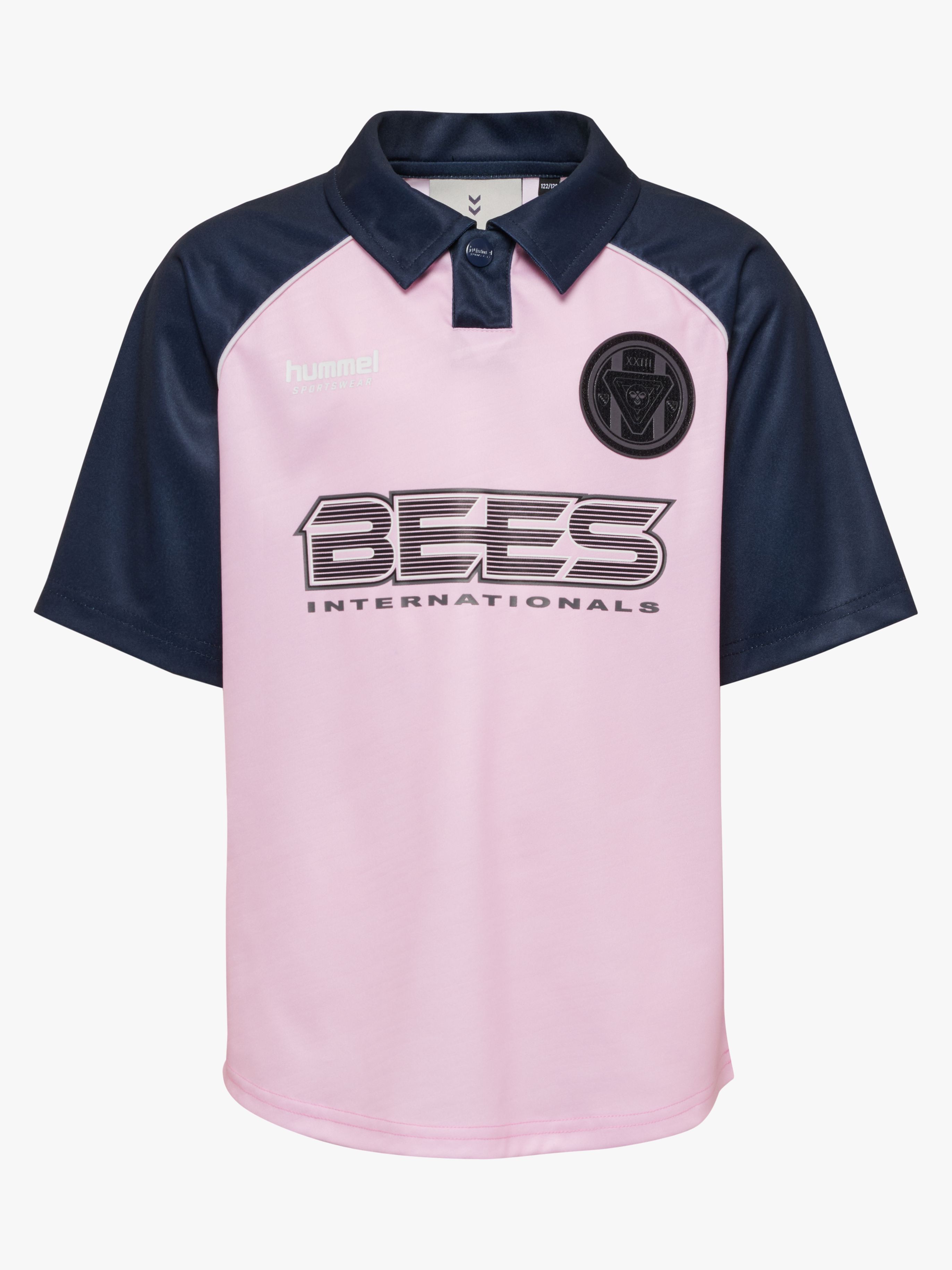 Hummel JR Loose Tiger Soccer T-shirt, Roseate Spoonbil, 122-128, Børnetøj