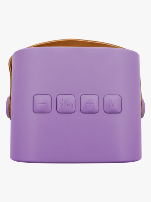 Lalarma Bluetooth-højttaler med Trådløs Mikrofon, Lilla