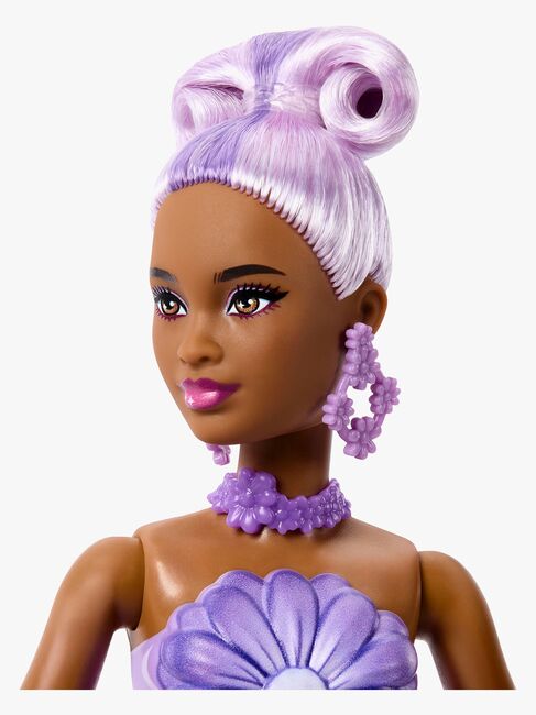 Barbie Petal Pop Flower Surprise Dukke Marguerit, Lilla