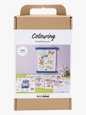 Creativ Company Kreasæt Farvelægning Happy Colors