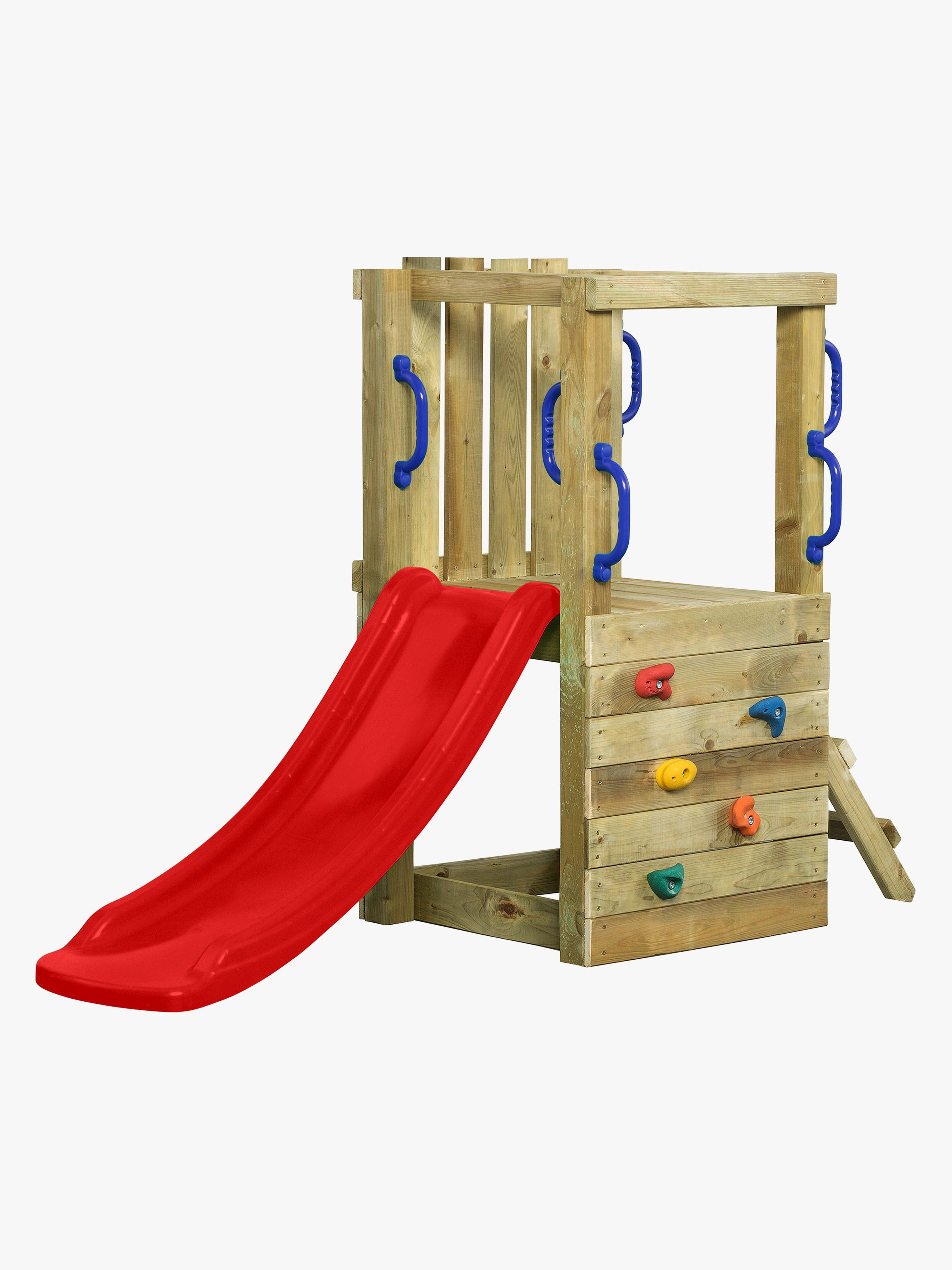 Swing King Irma Small Klatretårn med Rød Rutsjebane 120 cm