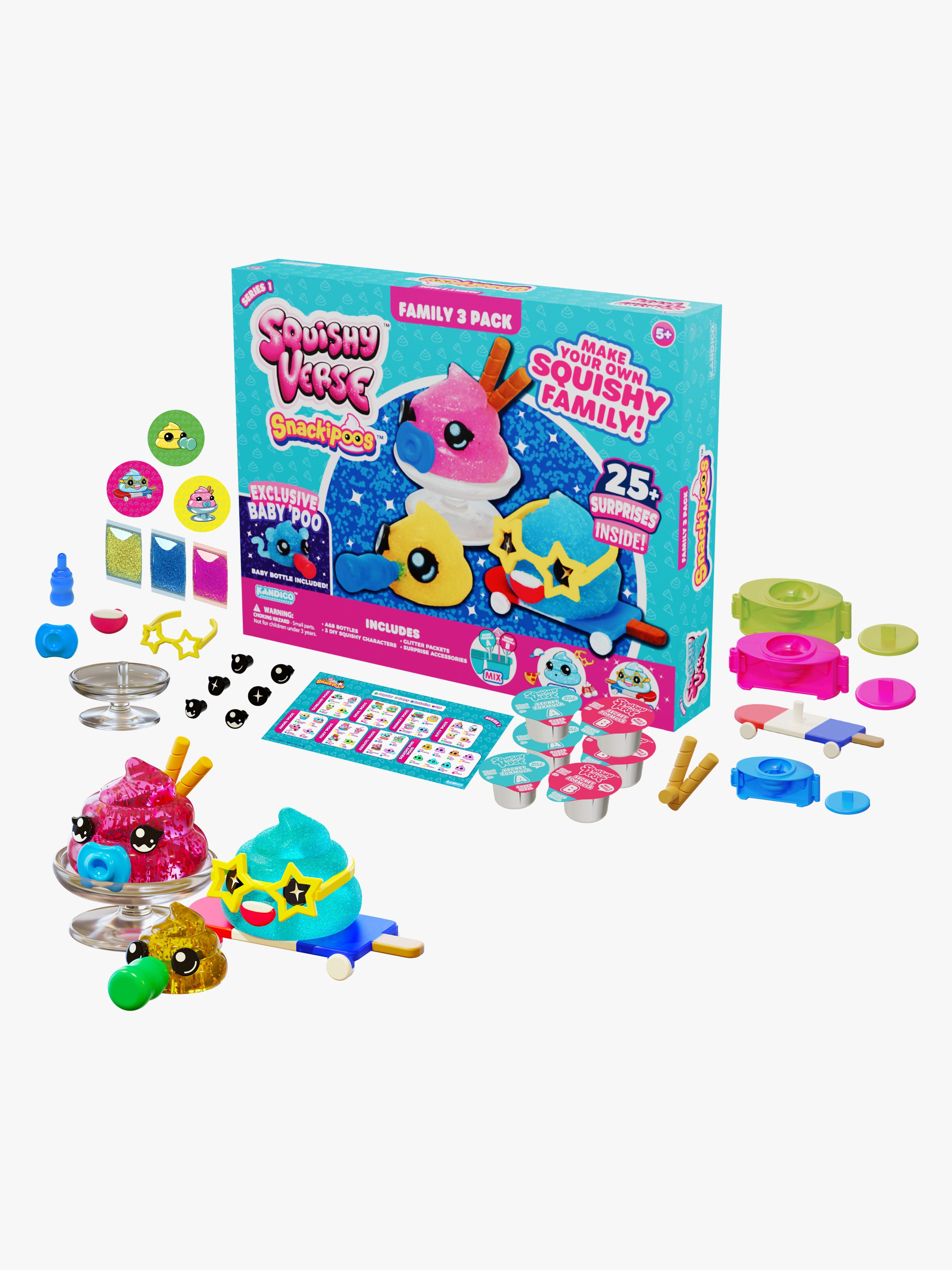 SquishyVerse Snackipoos Legesæt Series 1