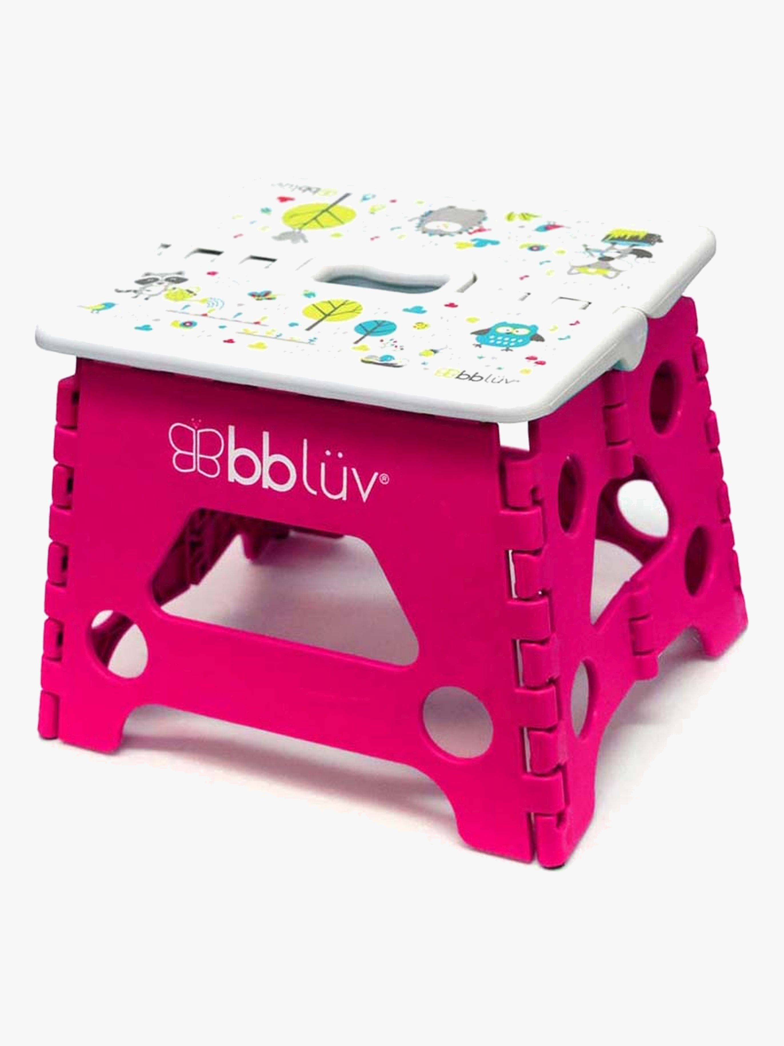 bblüv Sammenfoldelig Badetaburet, Pink