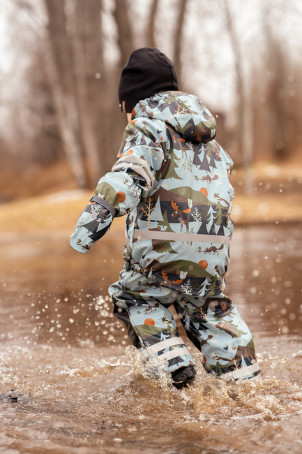 Lindberg Lekhyttan Foret Regnsæt, Light Blue/Brown