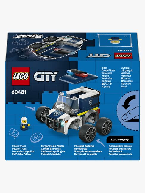 LEGO City 60481 Motorer – Politivogn