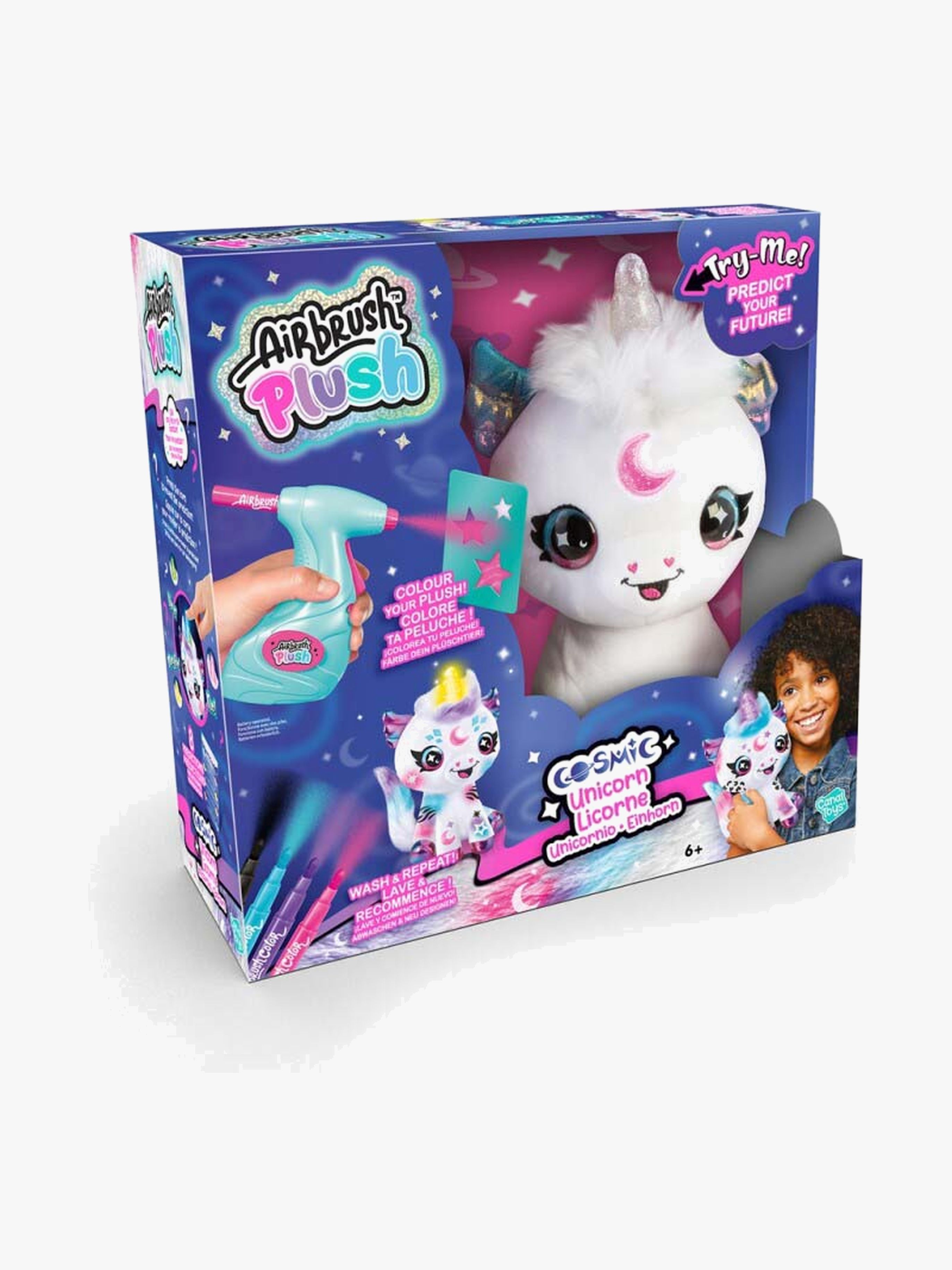 Canal Toys Airbrush Plush Neon Bamse Enhjørning