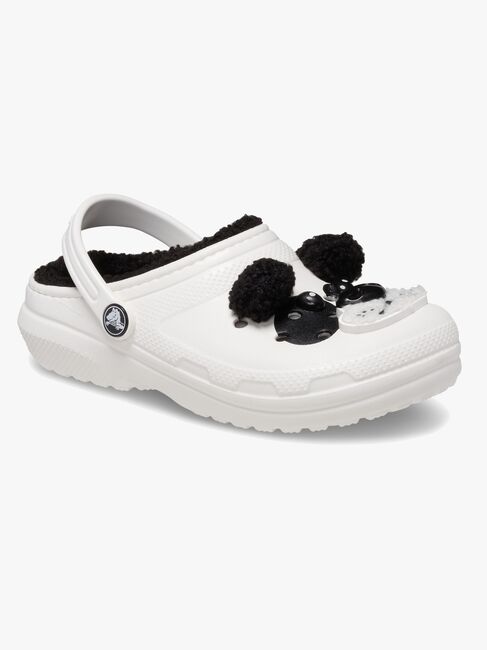 Crocs Classic Forede Hjemmesko, Panda/Chalk