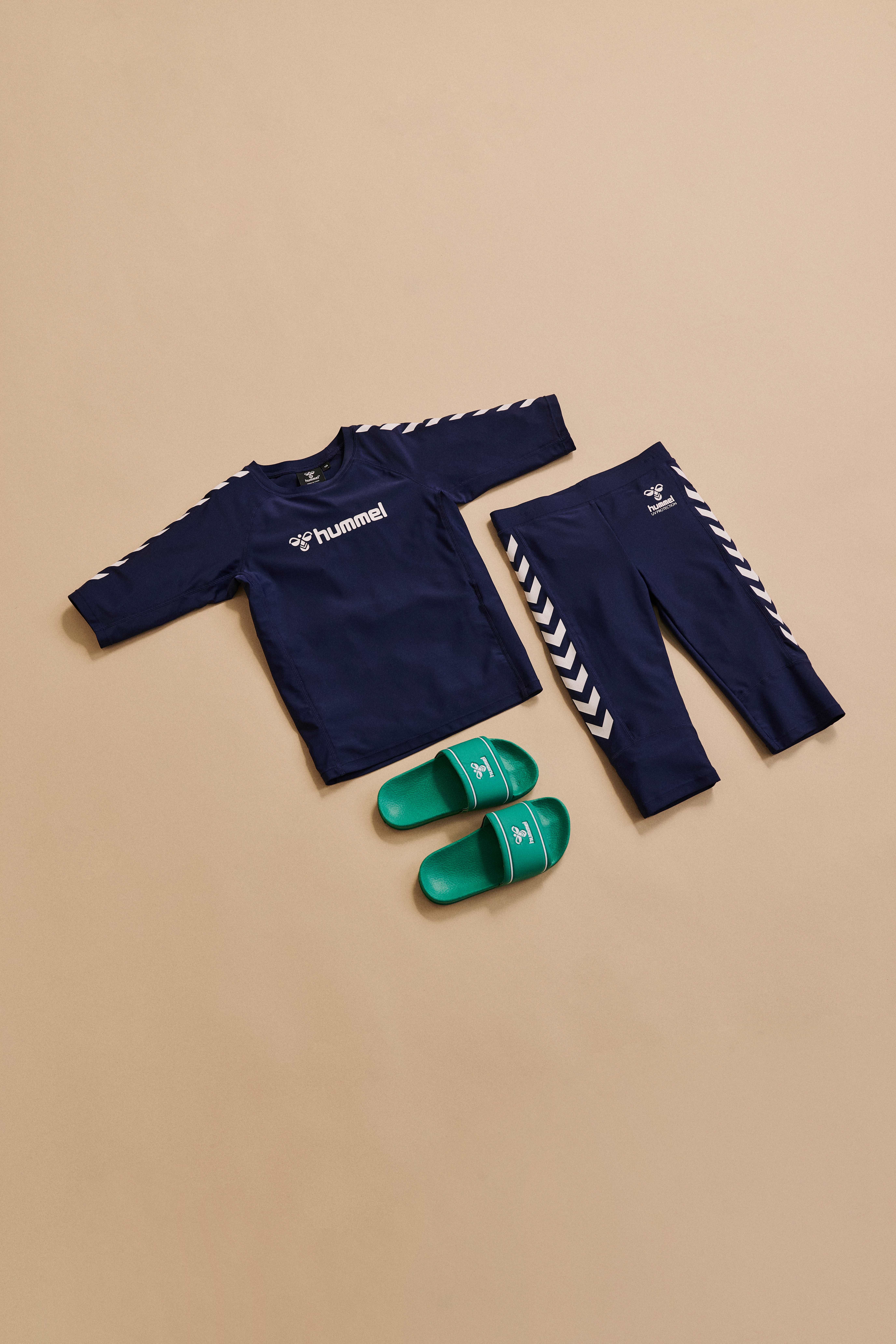 Hummel Fiji UV-Badebukser, Navy Blazer, 110, Børnetøj