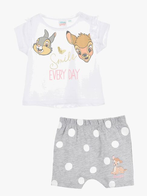 Disneyklassiker Bambi Tøjsæt, Hvid