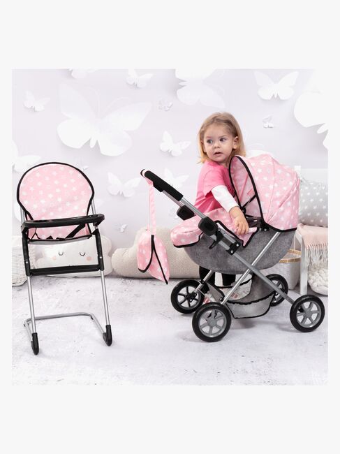 Bayer Design Dukkevogn Cosy Sæt, Soft Pink