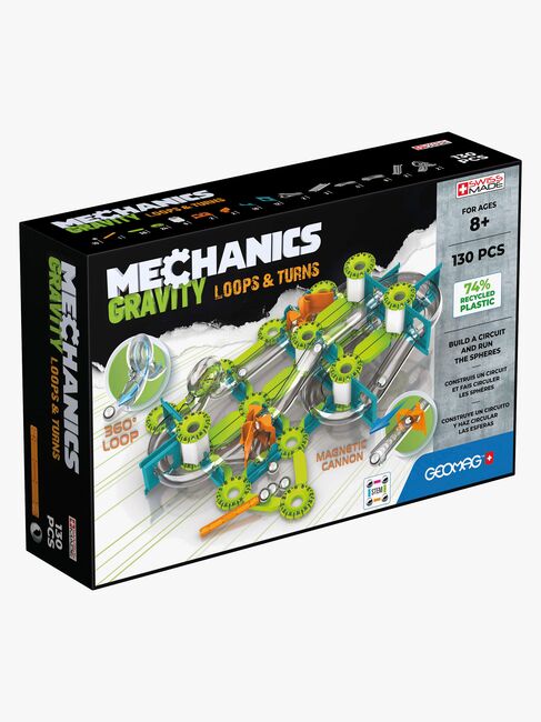 Geomag Mechanics Gravity Loops & Turns Byggesæt 130 Dele