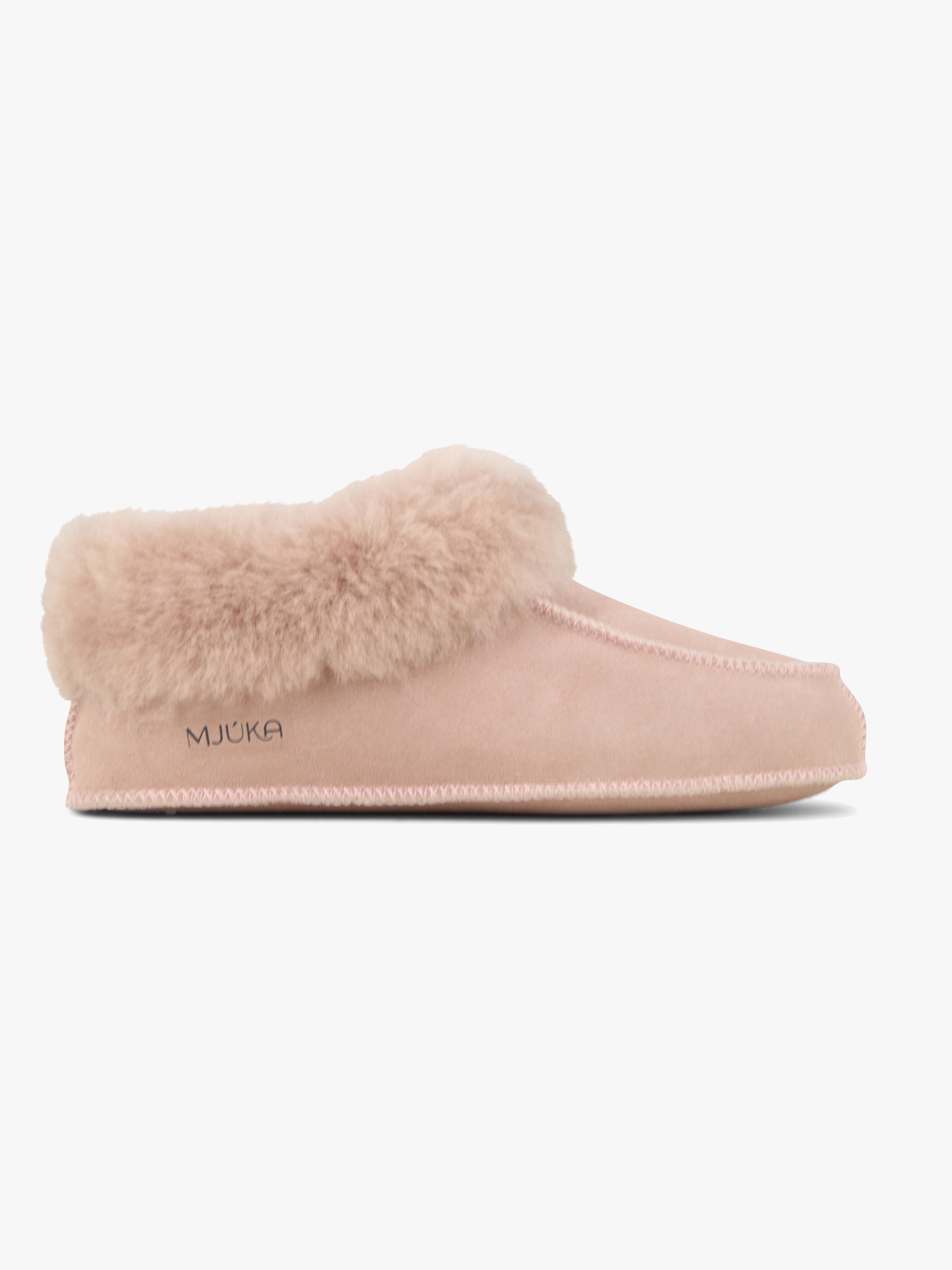Mjúka Geir Fåreskindstøfler, Pink, 29