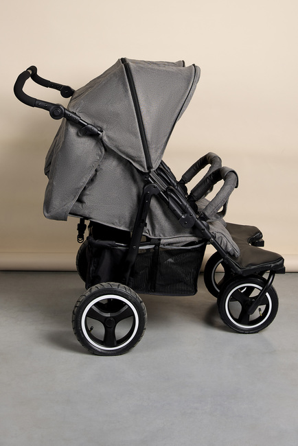 DEMO-EX Beemoo Swing Søskendevogn, Grey Melange