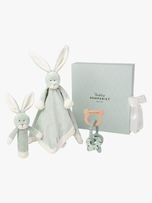 Teddykompaniet Nusseklude Kanin Gavesæt, Lindeblomstgrøn