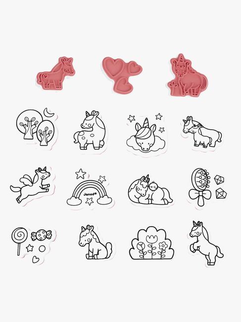 Janod Enhjørning Stampinoo Stempelsæt