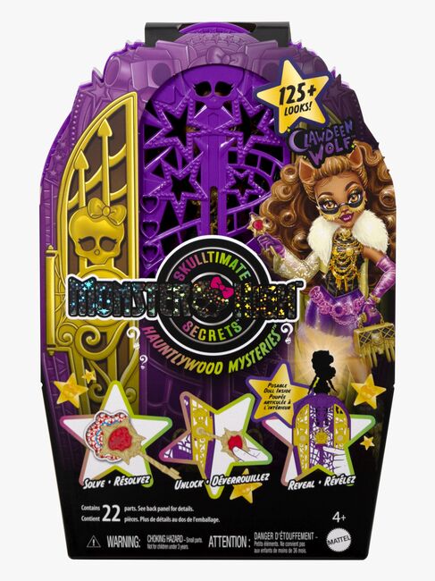Monster High Skulltimate Secrets Dukke Clawdeen