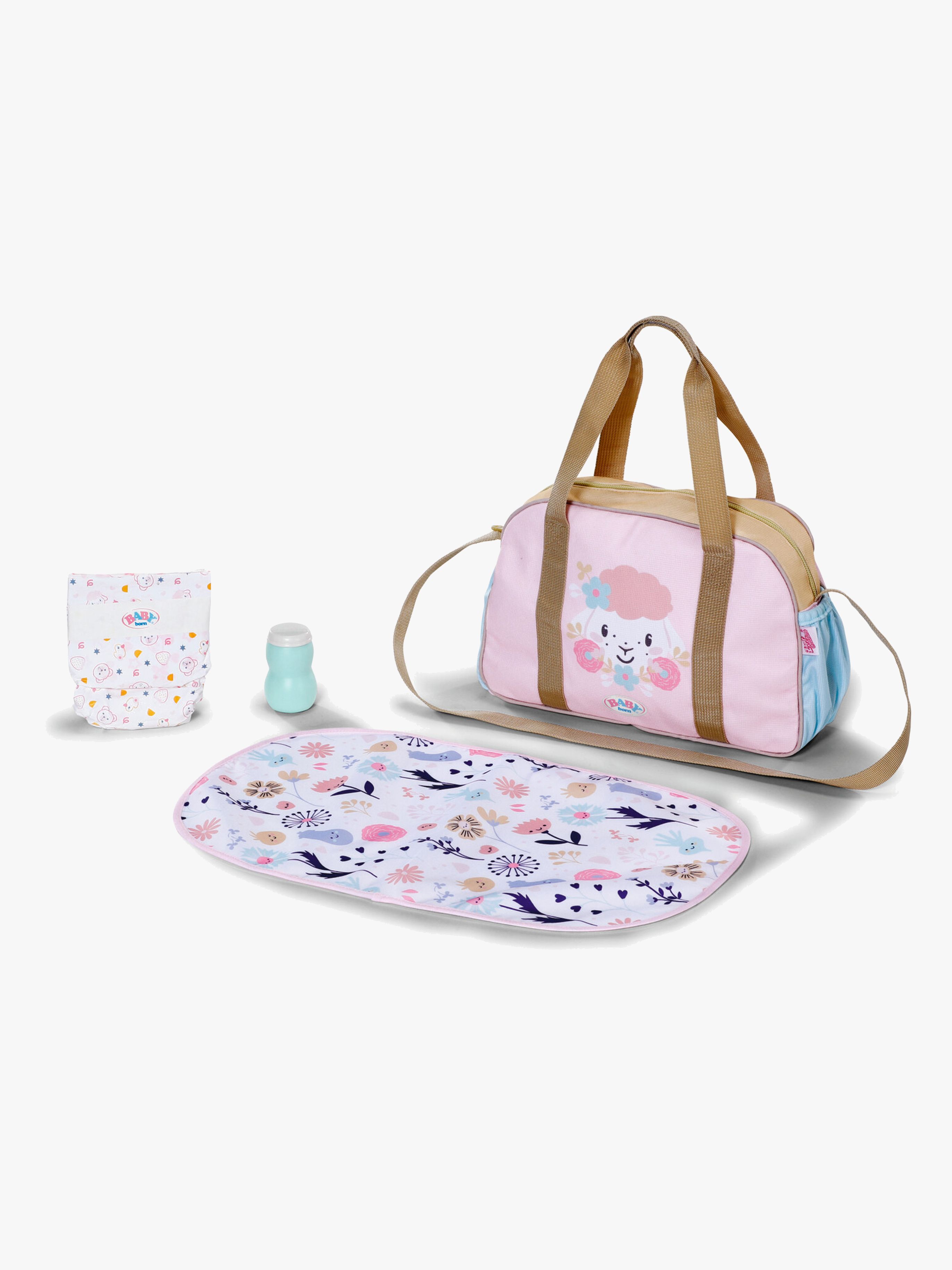 BABY born Pusletaske til Dukke, Blomster