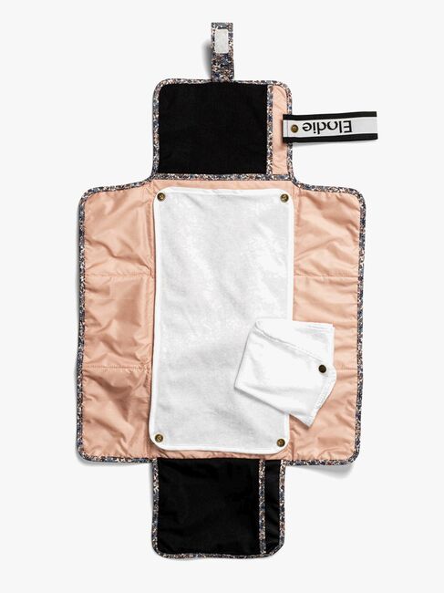 Elodie  Bærbar Puslepude, Blue Garden