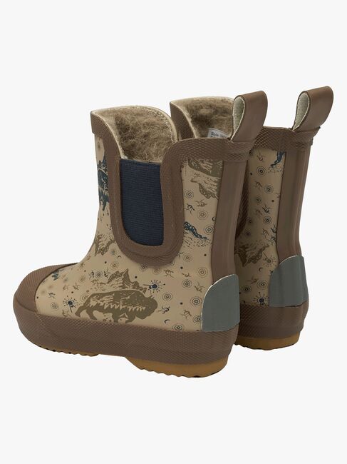 Mikk-Line Forede Gummistøvler Uldblanding, Coriander