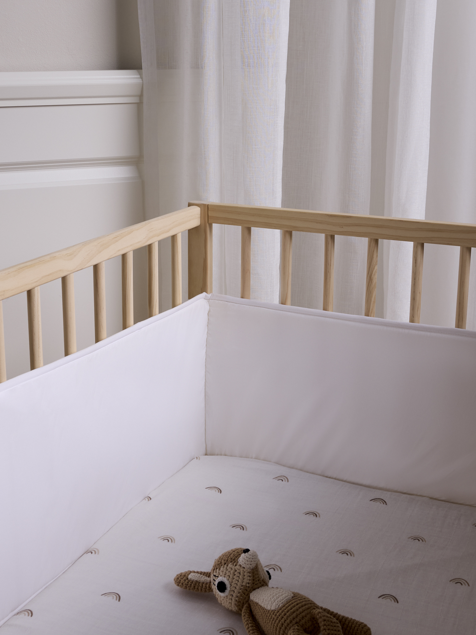Alice & Fox MOLLY Sengerand 360 cm, Cream