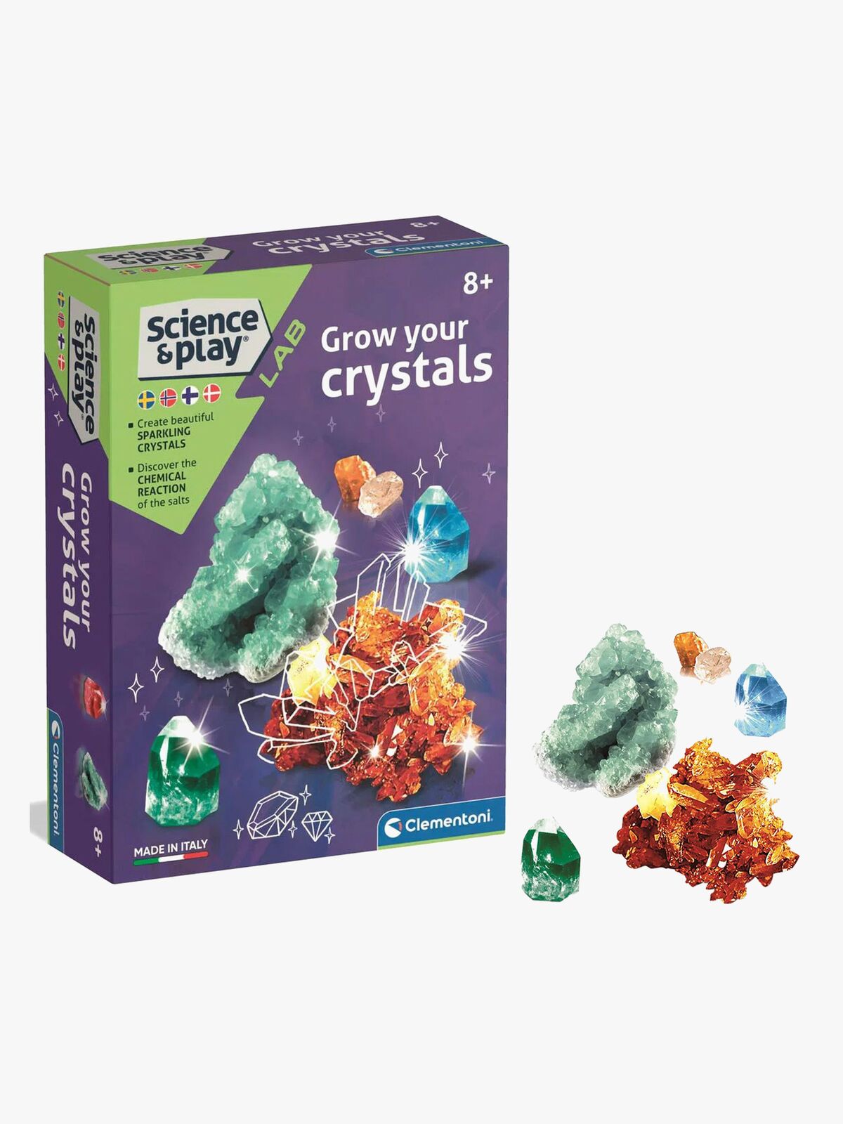 Clementoni Science & Play Forskersæt Krystaller