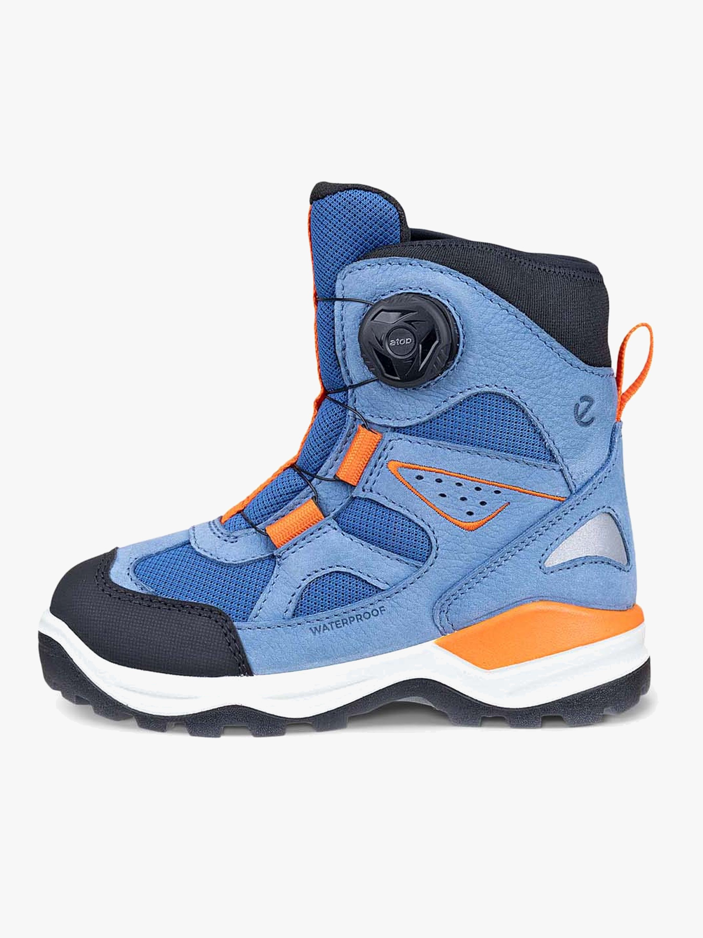Ecco Snow Mountain Vinterstøvler, Black/Federal Blue, 29