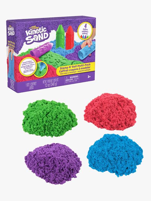 Kinetic Sand Stamp N' Roll Sæt Multipack
