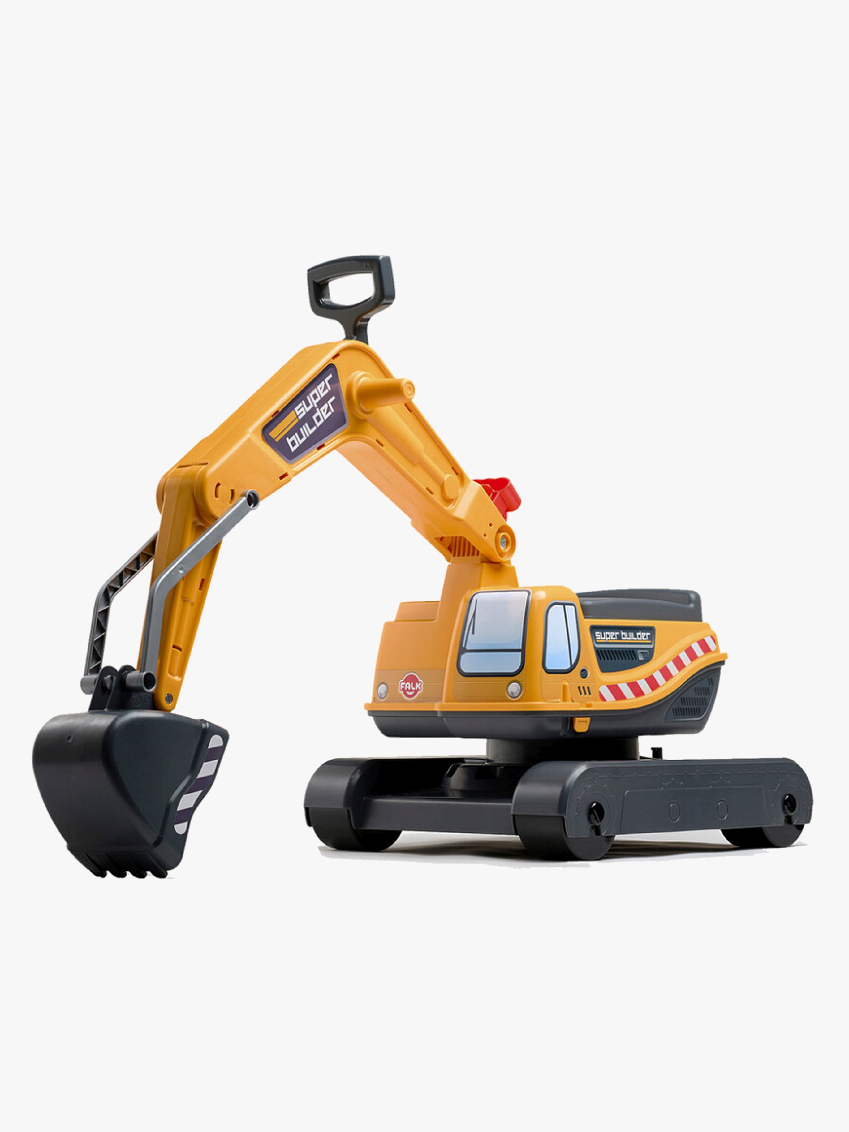 Falk Ride-on-gravemaskine Super Builder, Gul