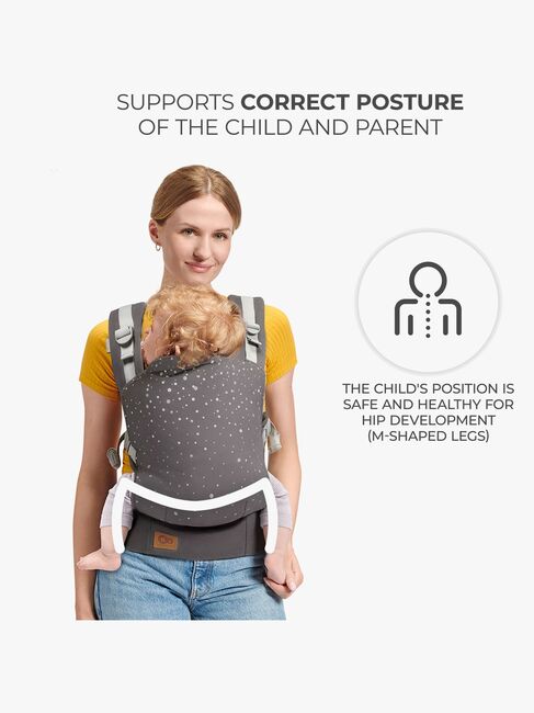 Kinderkraft NINO CONFETTI Bæresele, Grey