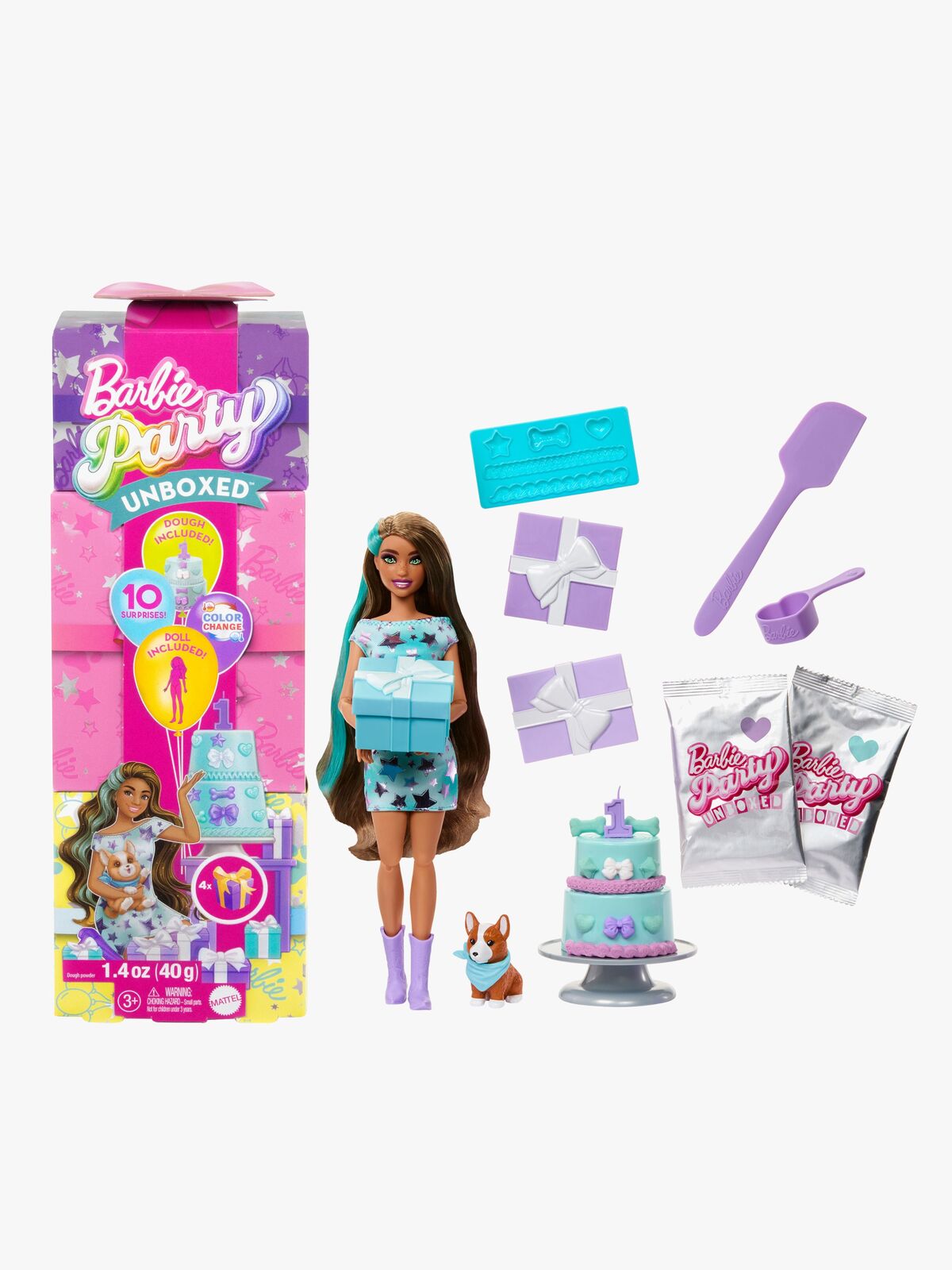 Barbie Party Unboxed Dukke 3