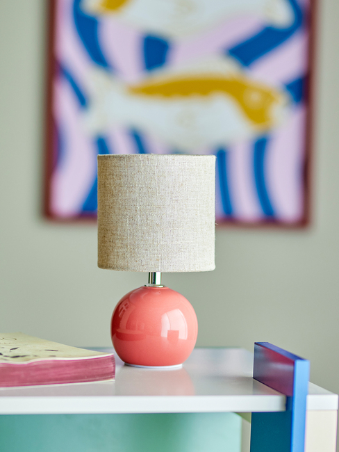 Bloomingville Valdis Bordlampe, Pink