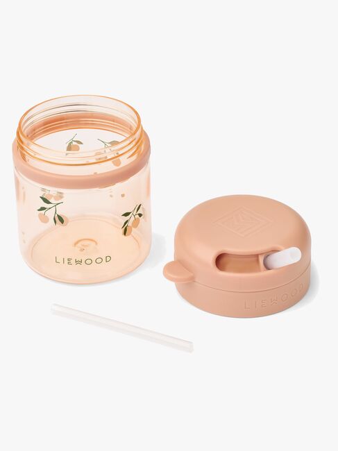 LIEWOOD Pavia Tritan Sugerørskop 280 ml, Peach/Sea Shell