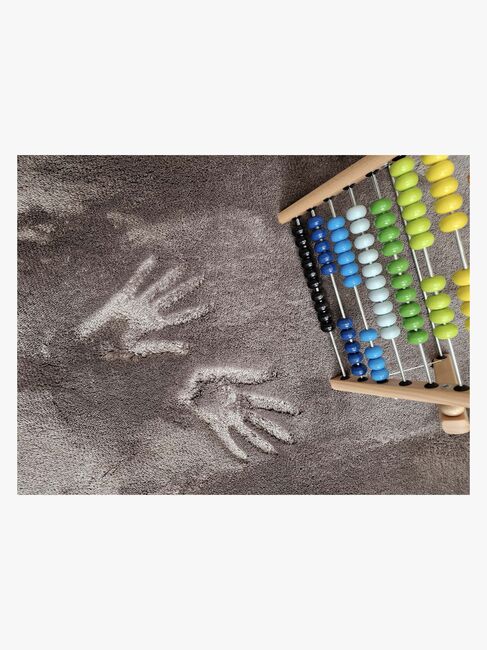 KM Carpets Cozy Gulvtæppe 133x190, Grey