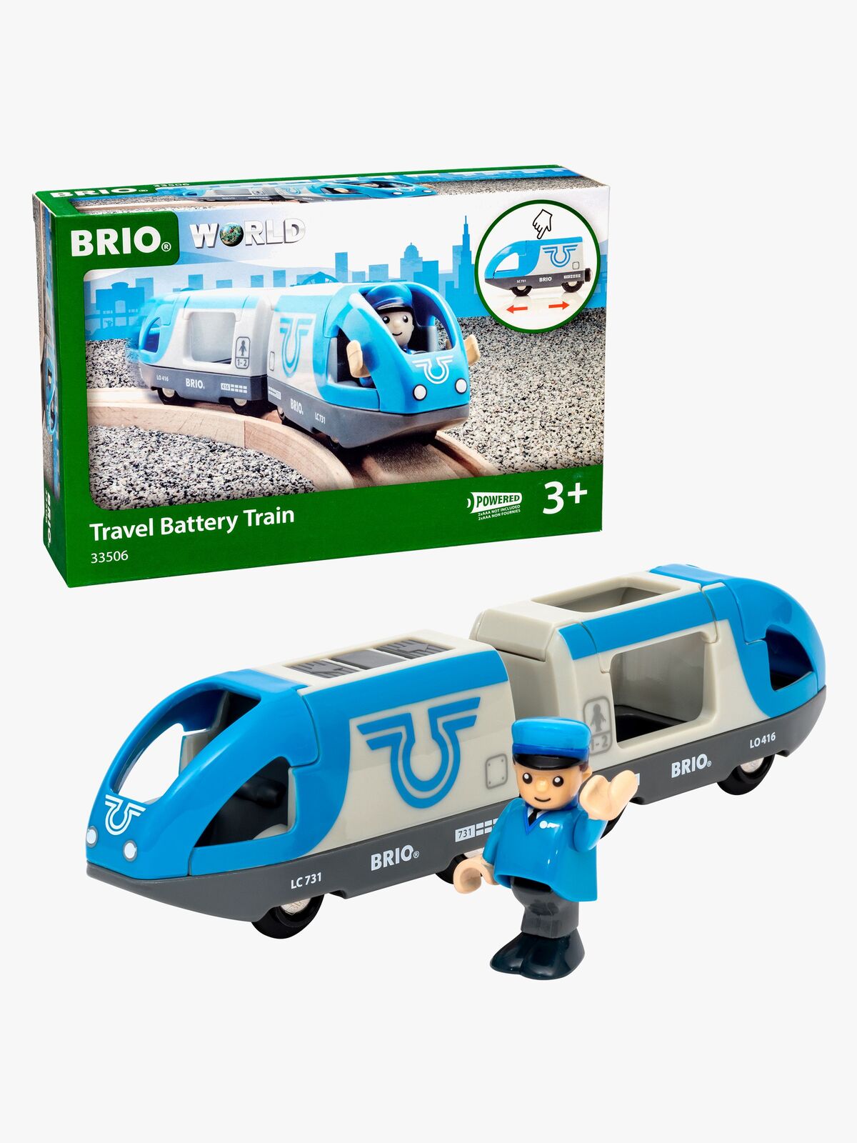BRIO World 33506 Passagertog Batteridrevet