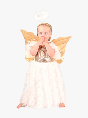 Den Goda Fen Englekjole med Tilbehør