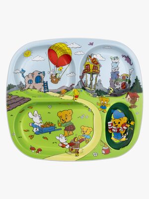 Bamse Verdens Stærkeste Bjørn Motiv Opdelt Tallerken