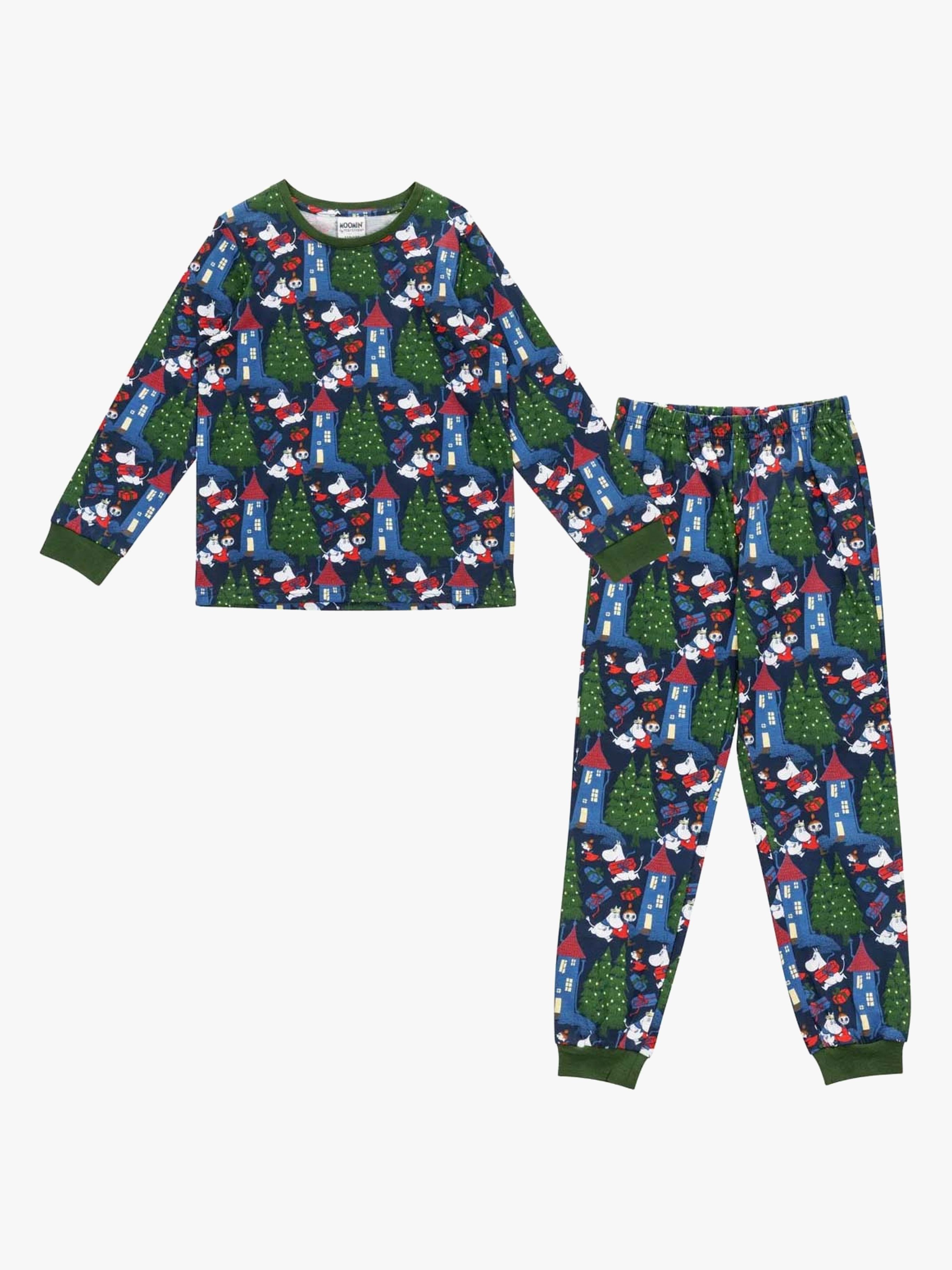 Moomin By Martinex Rush Pyjamas, Dark Blue, 98-104