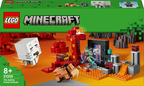 LEGO Minecraft 21255 Baghold ved Nether-portalen