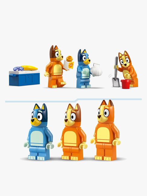 LEGO Bluey 11202 Blueys familie-biltur til stranden