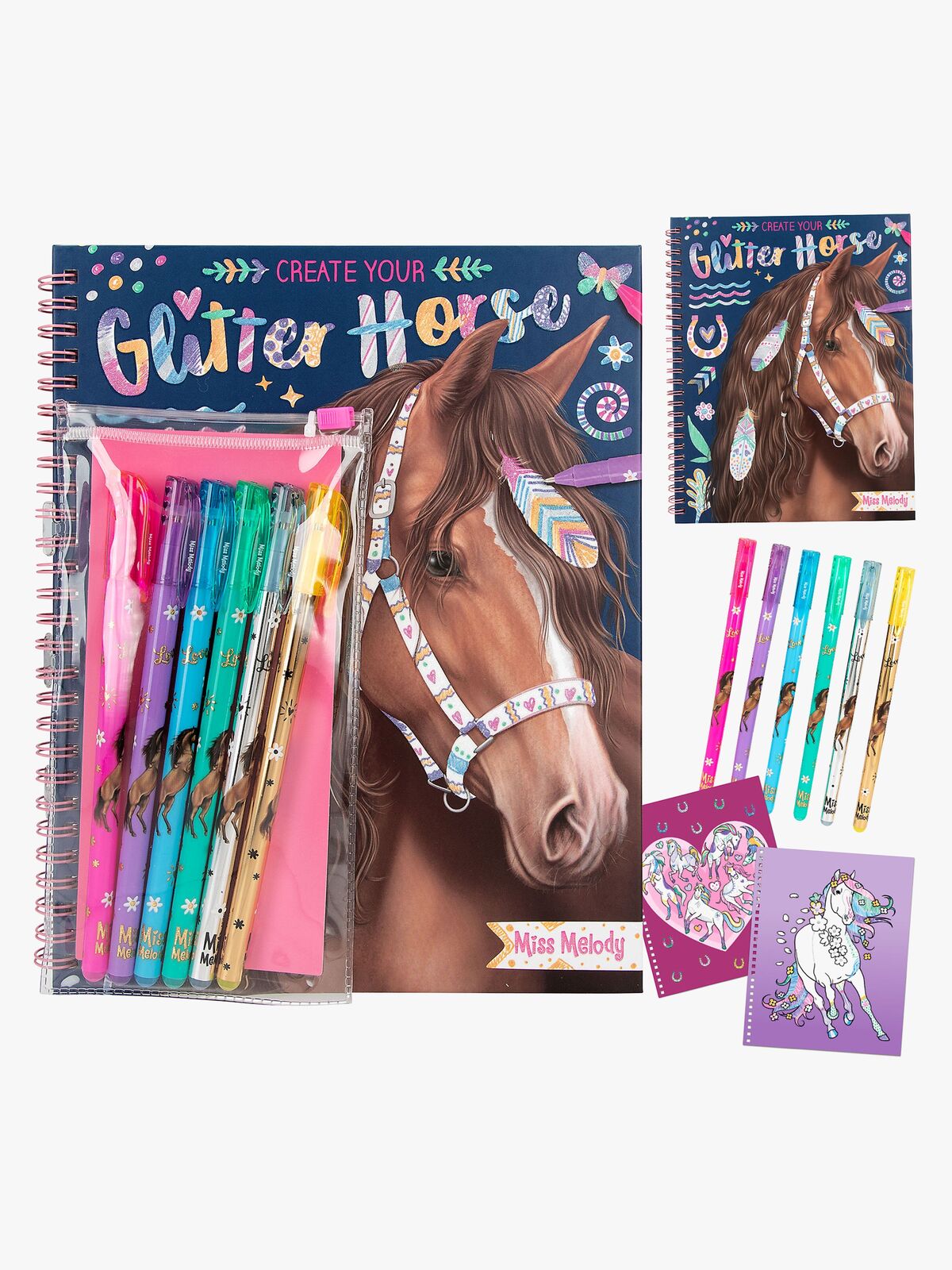 Miss Melody Malebog med Glittertusser