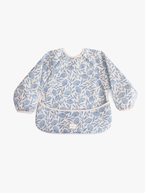 Mushie  Langærmet Hagesmæk, Blue Flowers