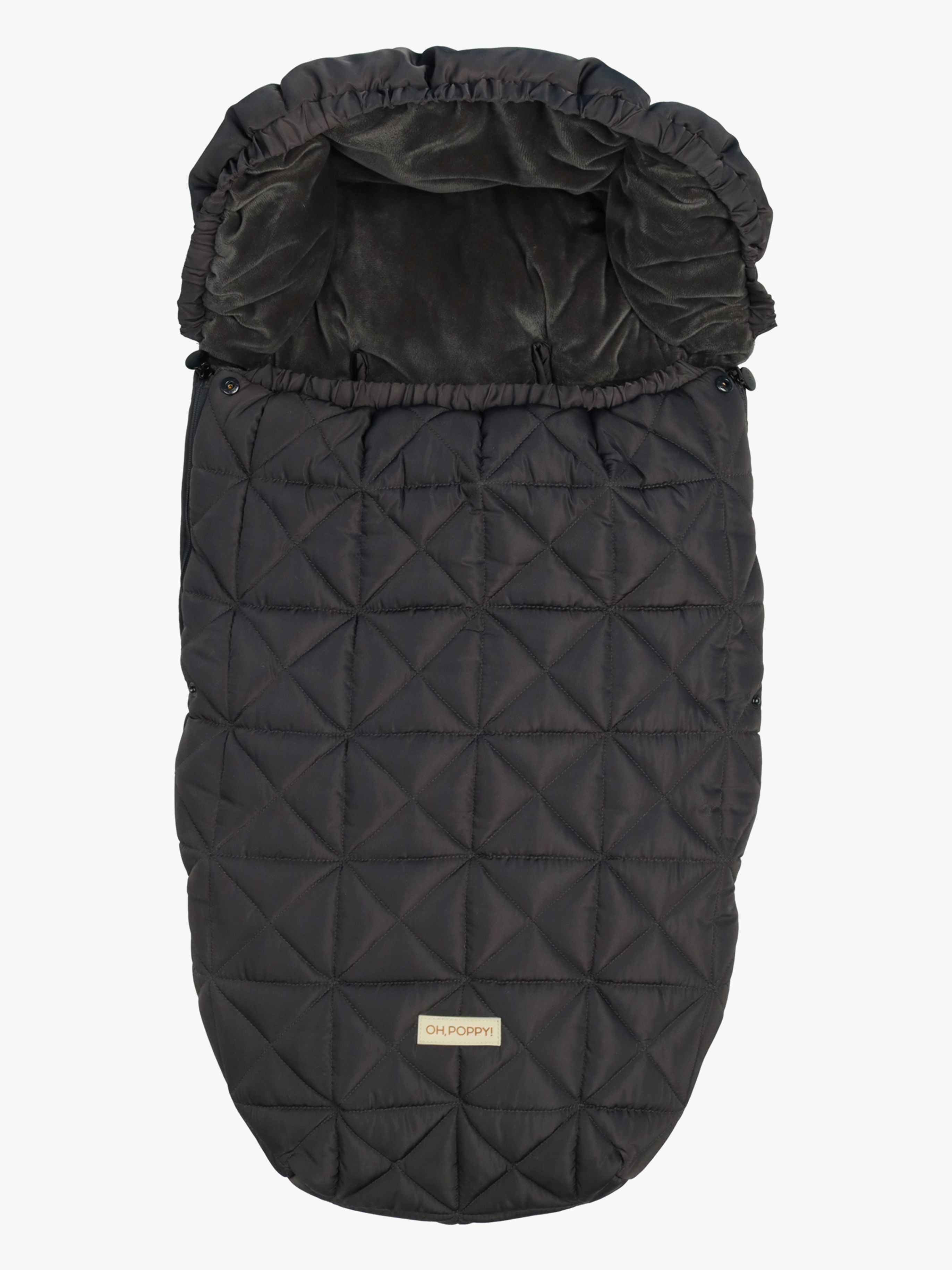 Oh, Poppy! Lily Quilted Kørepose, Anthracite Gray